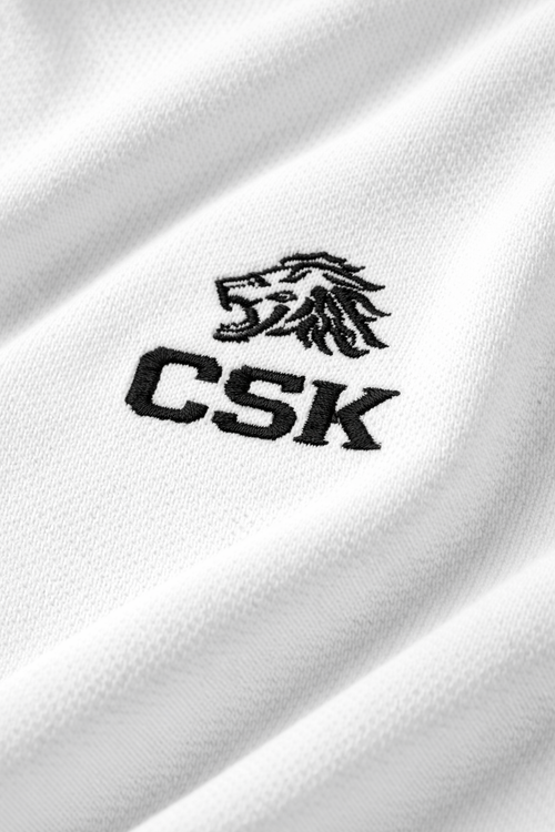 Elan Woven Premium T-shirt - CSK White